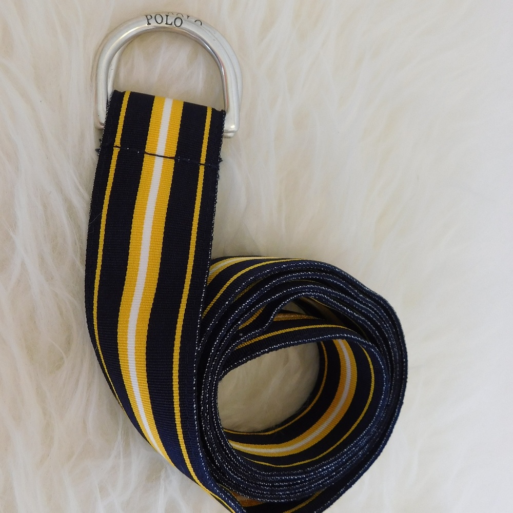 SOLD-Vintage 80's Polo Ralph Lauren Preppy BELT - Picture 1 of 5